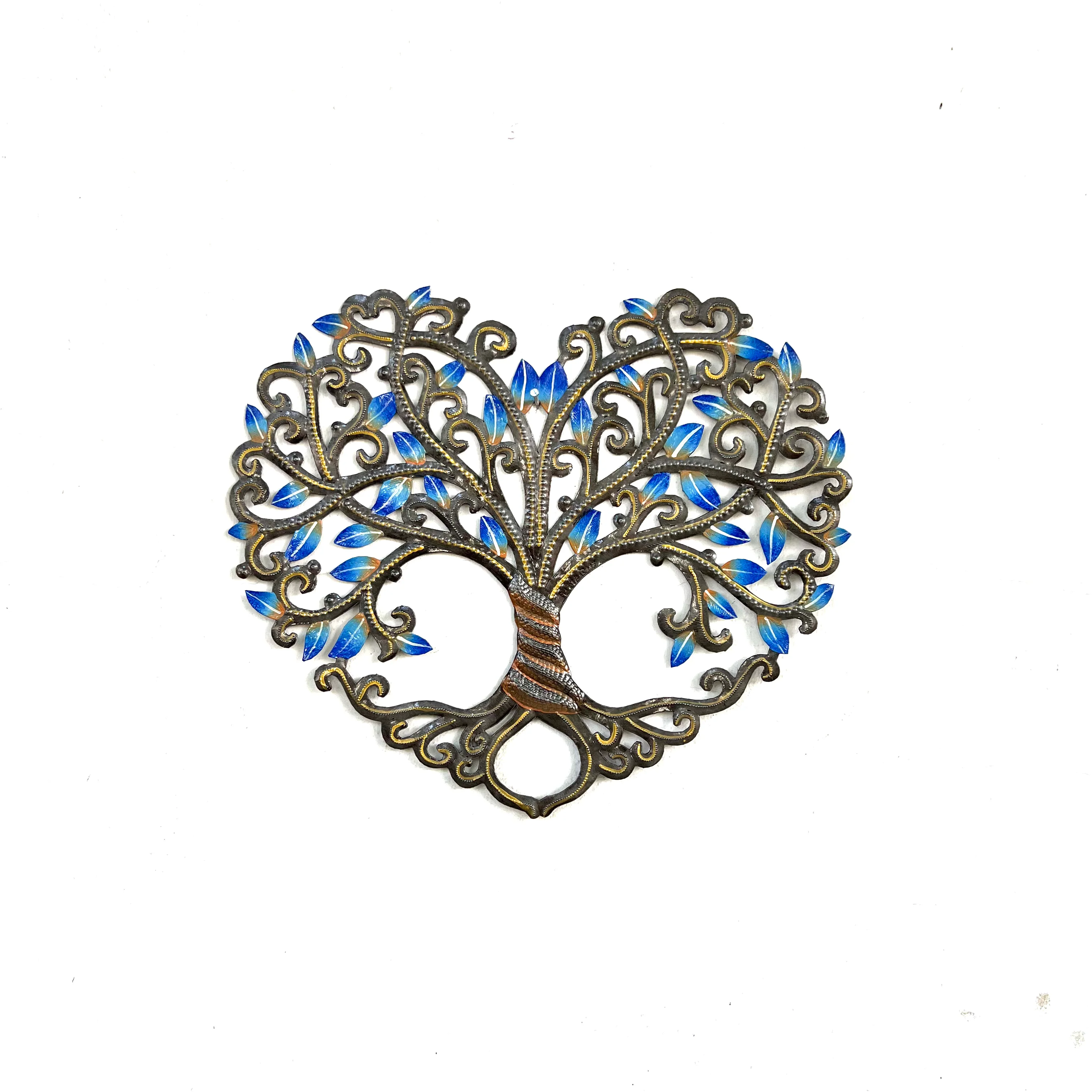 Lebensbaum Herz blau