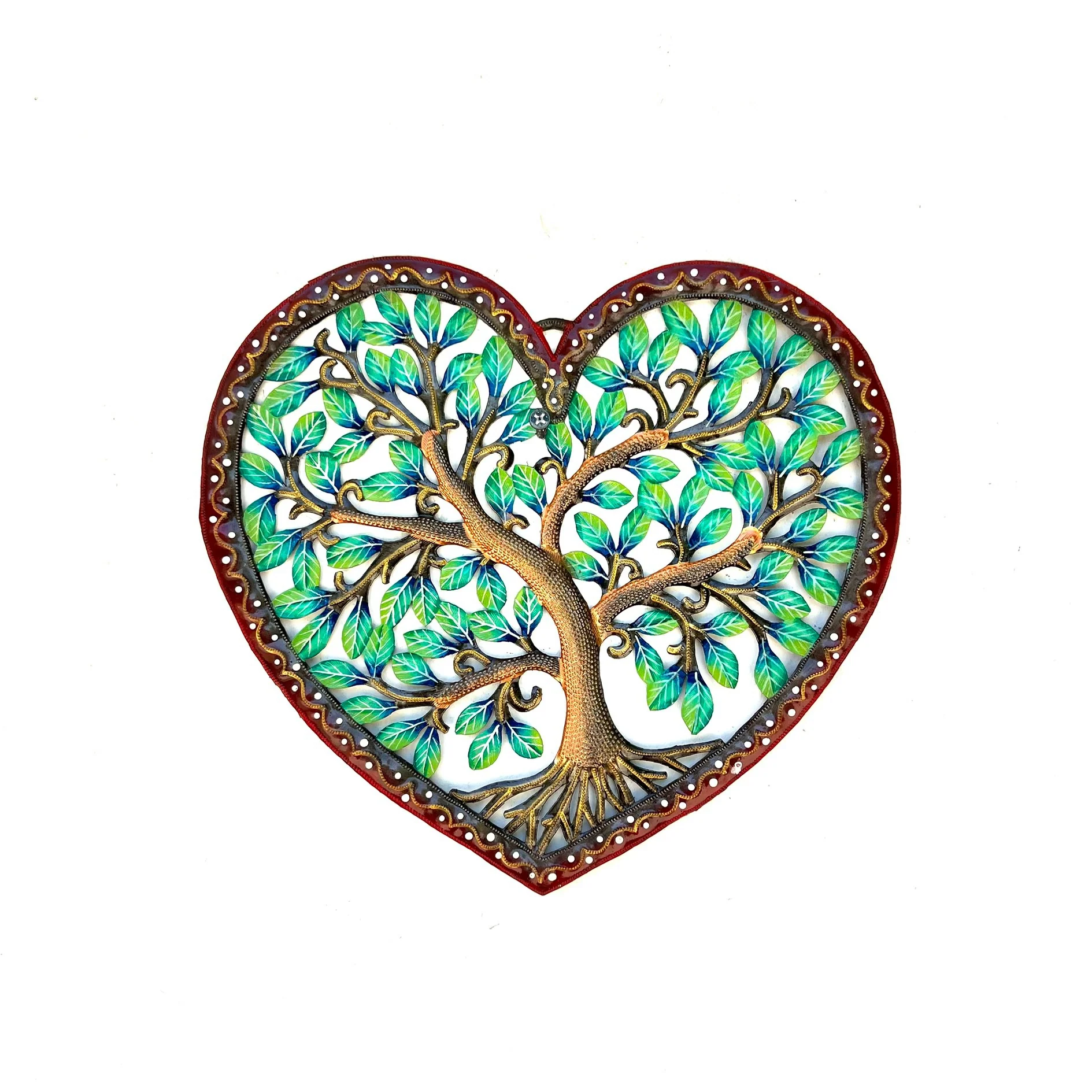 Orly Herzbaum in Grün mit Rand